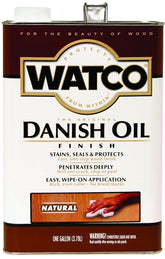 Watco 65732 Danish Oil, Natural, Liquid, 1 gal, Can
